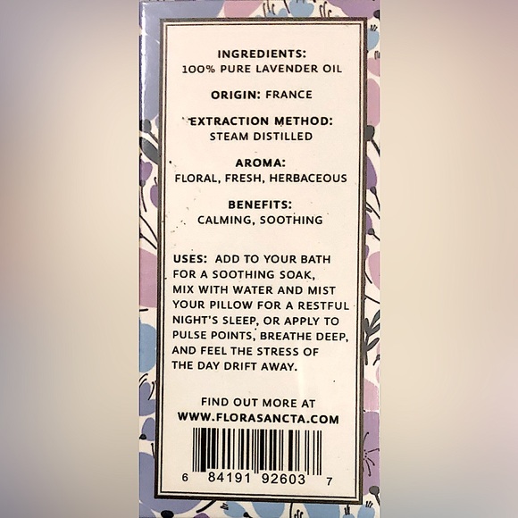 100% Pure Lavender Oil Lavandula Angustifolia Pure Essential Oil 1 fl oz 30 ml - Picture 6 of 6